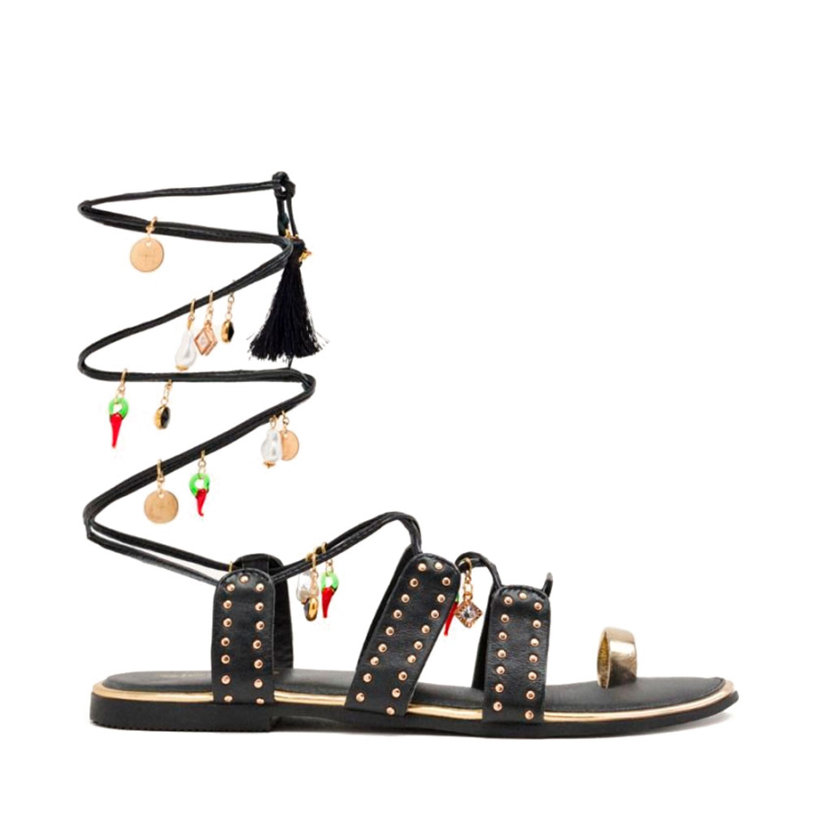 ione-leather-sandals-with-beads-and-studs ione-leather-sandals-with-beads-and-studs