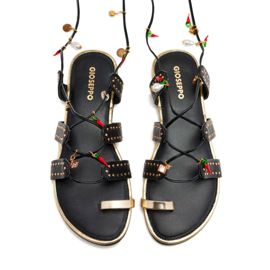ione-leather-sandals-with-beads-and-studs ione-leather-sandals-with-beads-and-studs