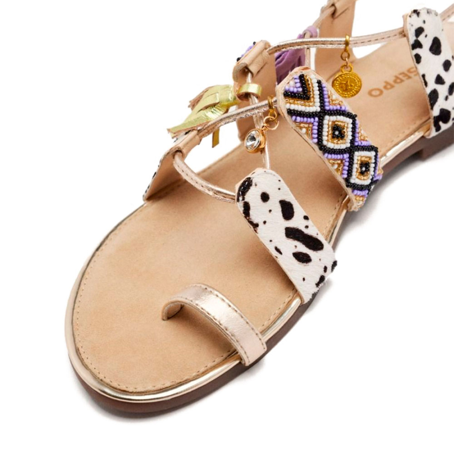 montello-ledersandalen-mit-perlen-und-fransen montello-ledersandalen-mit-perlen-und-fransen