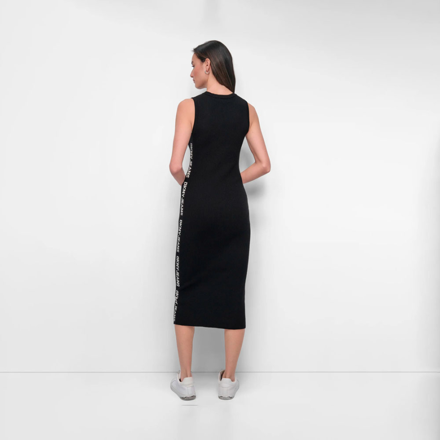 vestido-side-logo-rib-midi vestido-side-logo-rib-midi