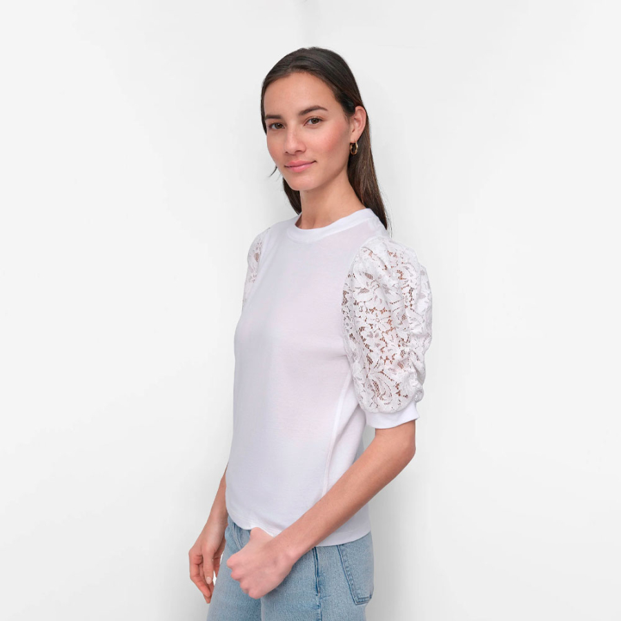 t-shirt-girocollo-con-maniche-a-sbuffo-in-pizzo t-shirt-girocollo-con-maniche-a-sbuffo-in-pizzo