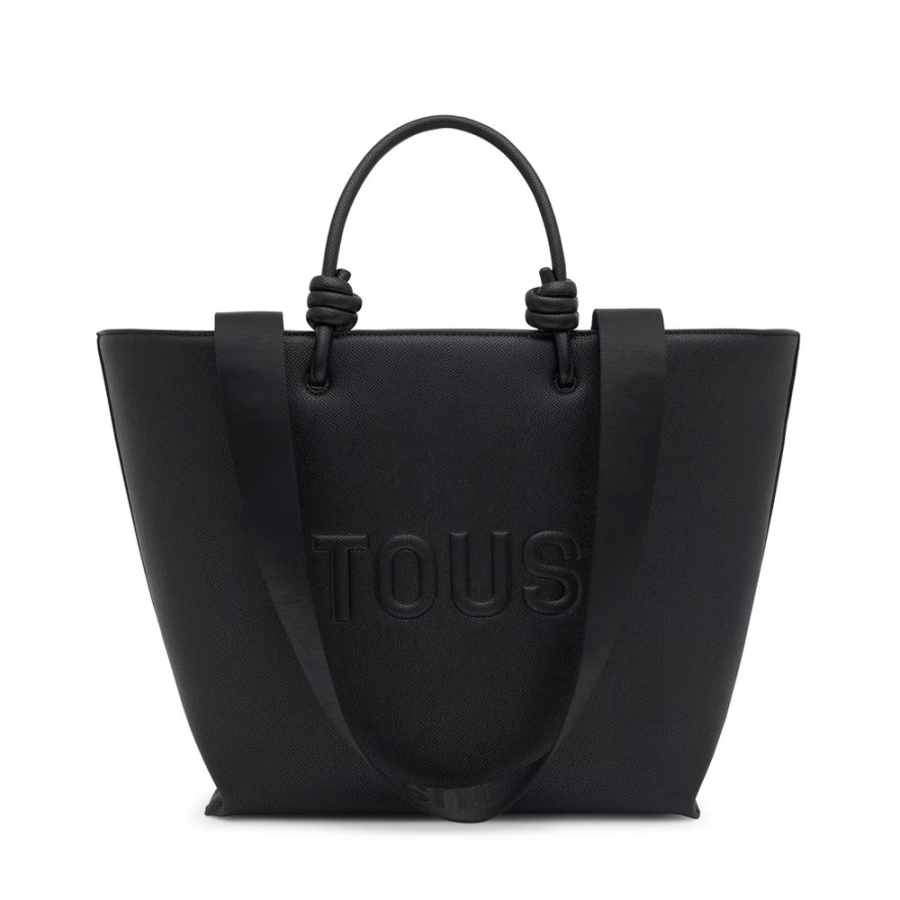 tous-la-rue-nova-bolsa-tote-preta-com-estilo-urbano-para-mulher tous-la-rue-nova-bolsa-tote-preta-com-estilo-urbano-para-mulher