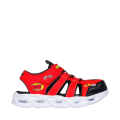 RDBK-RED & BLACK SYNTHETIC/ORANGE