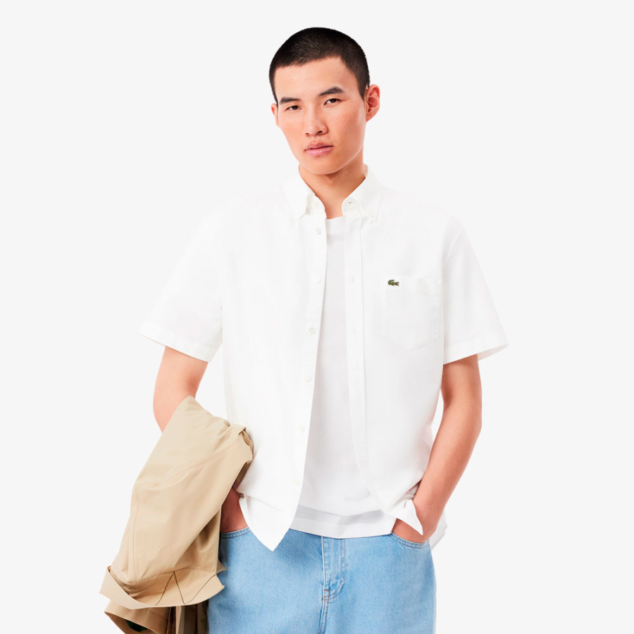 chemise-oxford-a-manches-courtes-coupe-reguliere chemise-oxford-a-manches-courtes-coupe-reguliere