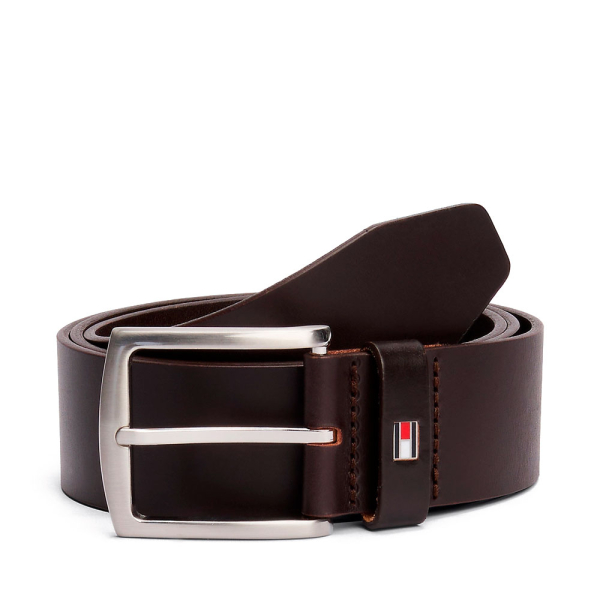 Tommy Hilfiger CEINTURE EN CUIR DENTON AVEC LOGO - 90 Brun- Ref 40 €