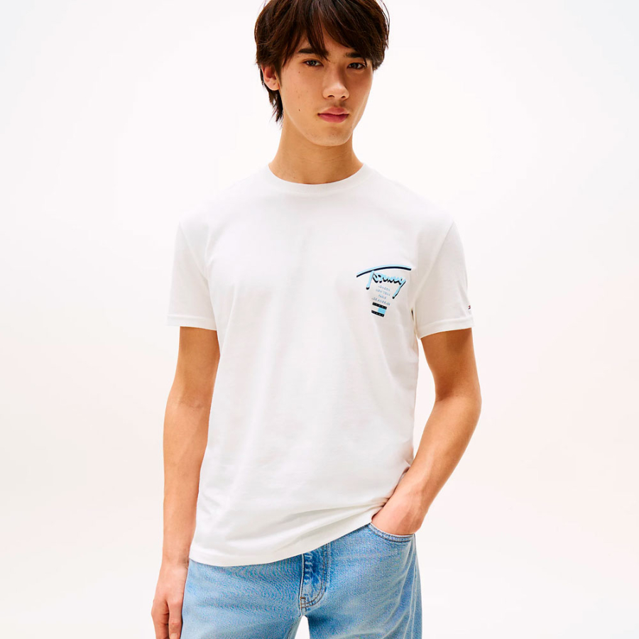 t-shirt-girocollo-con-logo-signature t-shirt-girocollo-con-logo-signature
