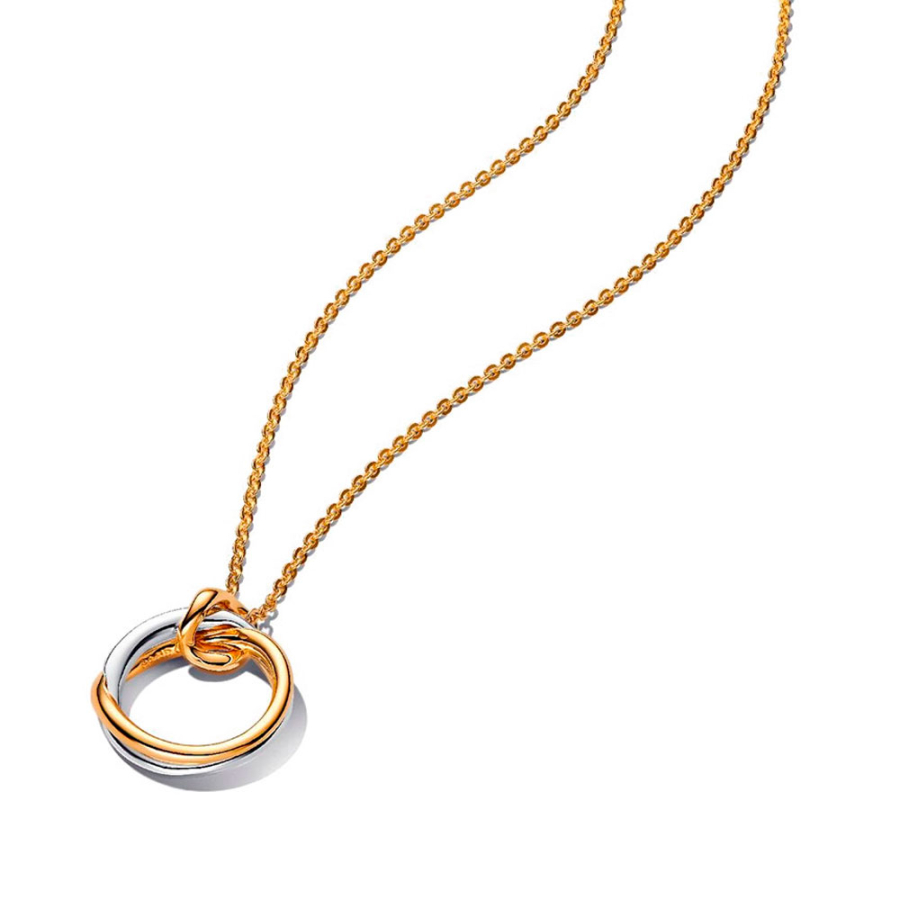 two-tone-organic-shape-necklace-363882c00 two-tone-organic-shape-necklace-363882c00