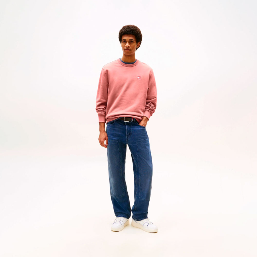 fleece-sweatshirt-mit-markenaufnaher fleece-sweatshirt-mit-markenaufnaher