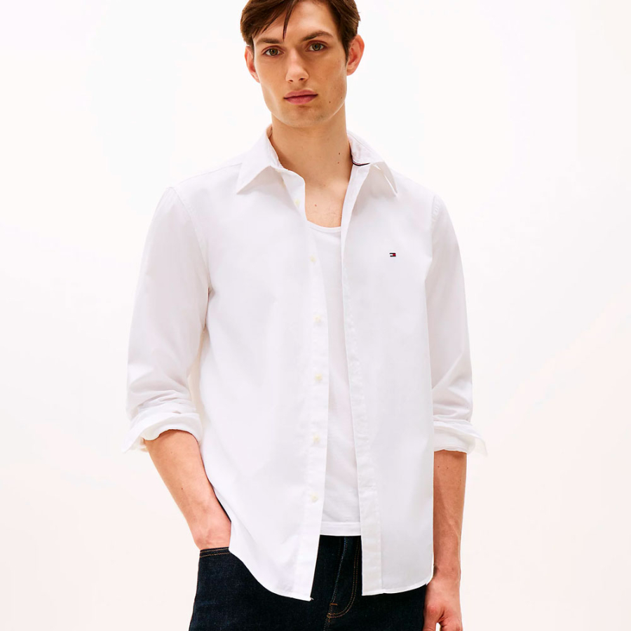 camisa-de-popeline-flexivel-com-corte-regular camisa-de-popeline-flexivel-com-corte-regular
