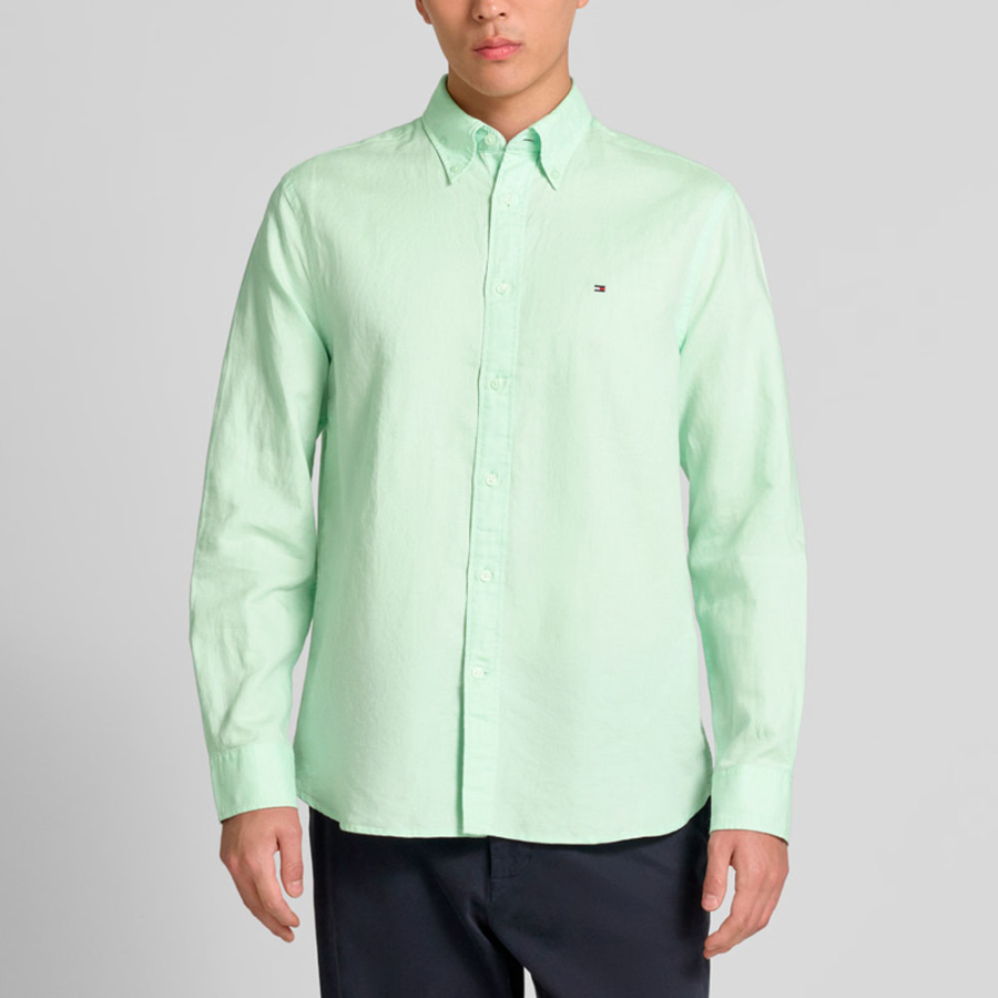 solid-linen-blend-shirt solid-linen-blend-shirt