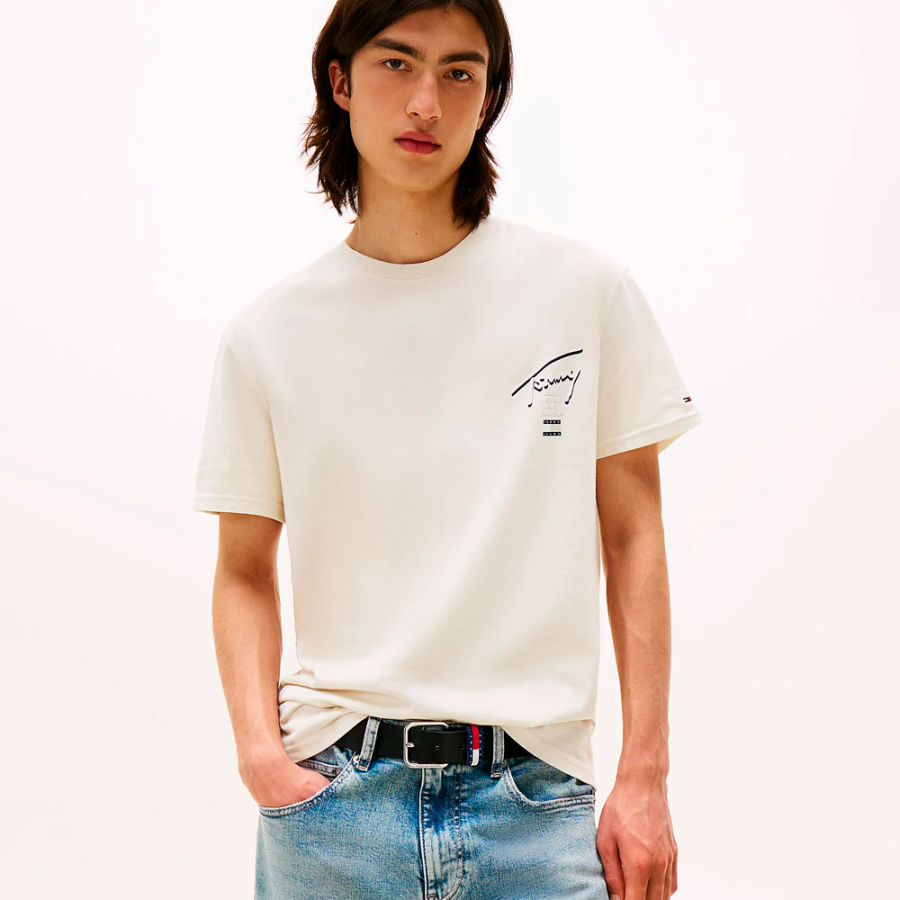 t-shirt-girocollo-con-logo-signature t-shirt-girocollo-con-logo-signature