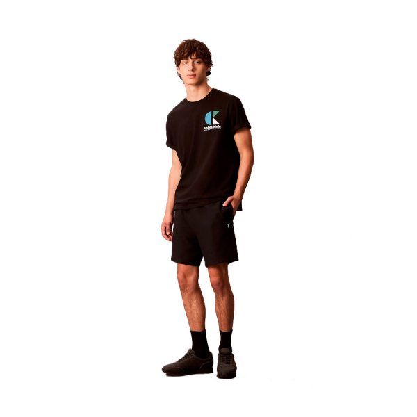 Calvin Klein Pantalons Noir - Short de survtement en coton polaire - XL - Ref 59 €