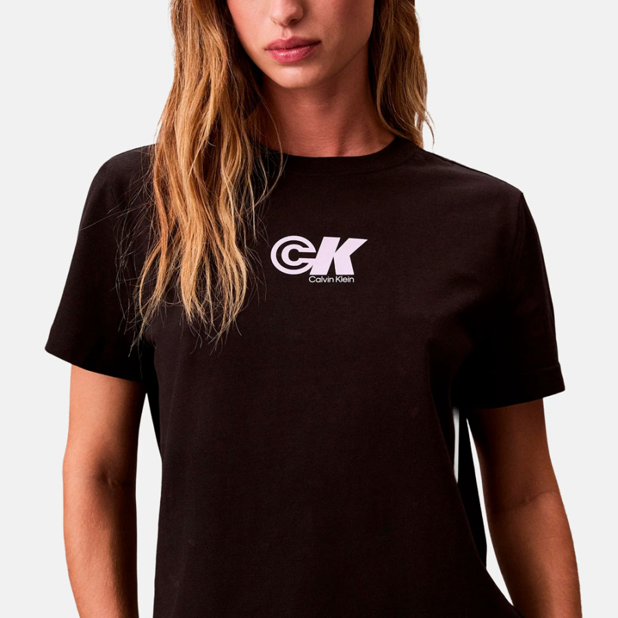 camiseta-slim-de-punto-con-logo-ck camiseta-slim-de-punto-con-logo-ck