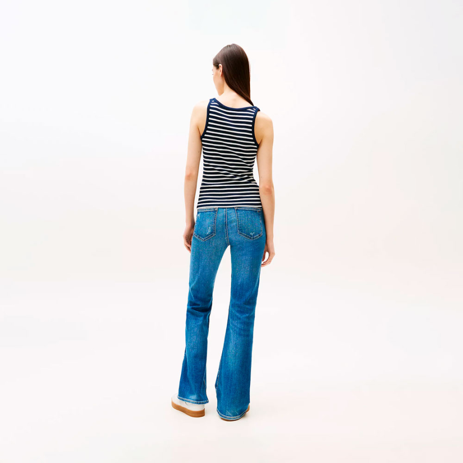 t-shirt-slim-sans-manches-a-col-henley t-shirt-slim-sans-manches-a-col-henley
