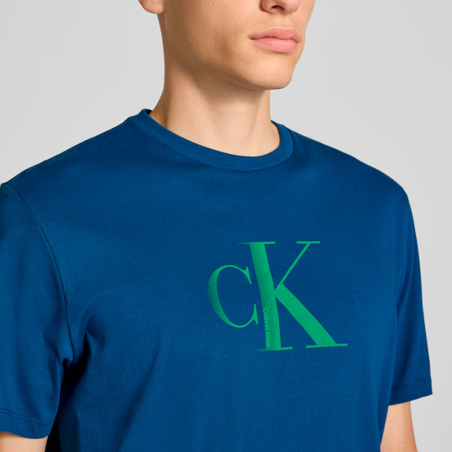 t-shirt-classica-con-monogramma-centrale t-shirt-classica-con-monogramma-centrale