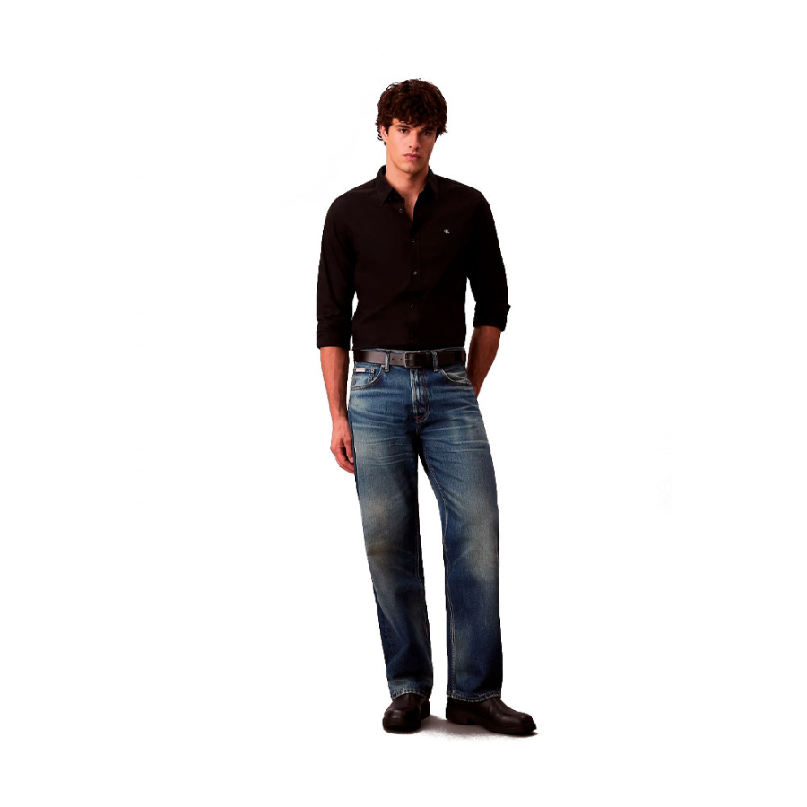 camicia-classica-oxford-abbottonata-in-tinta-unita