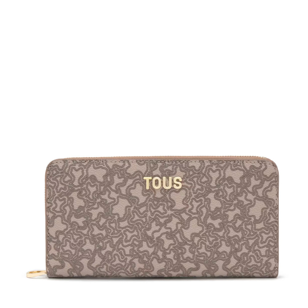 Tous Portefeuille Kaos Mini Lines taupe - U Brun- Ref 89 €
