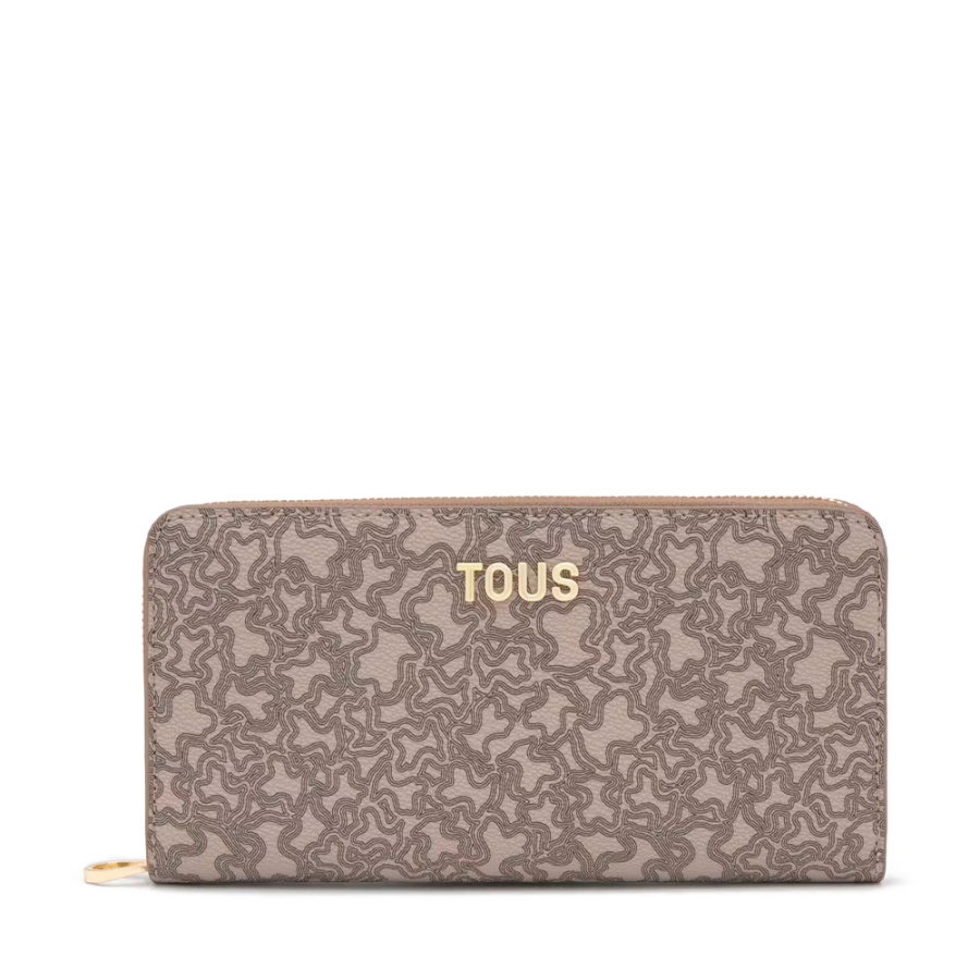 kaos-mini-lines-taupe-wallet kaos-mini-lines-taupe-wallet