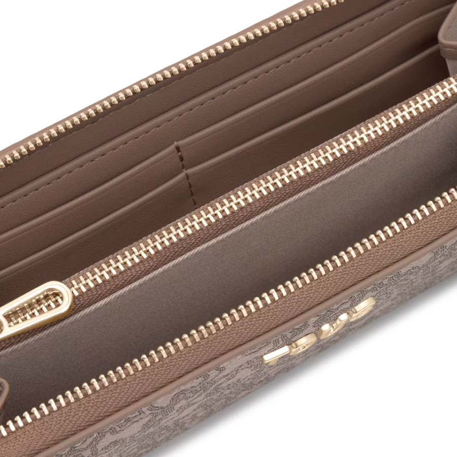 carteira-kaos-mini-lines-taupe carteira-kaos-mini-lines-taupe