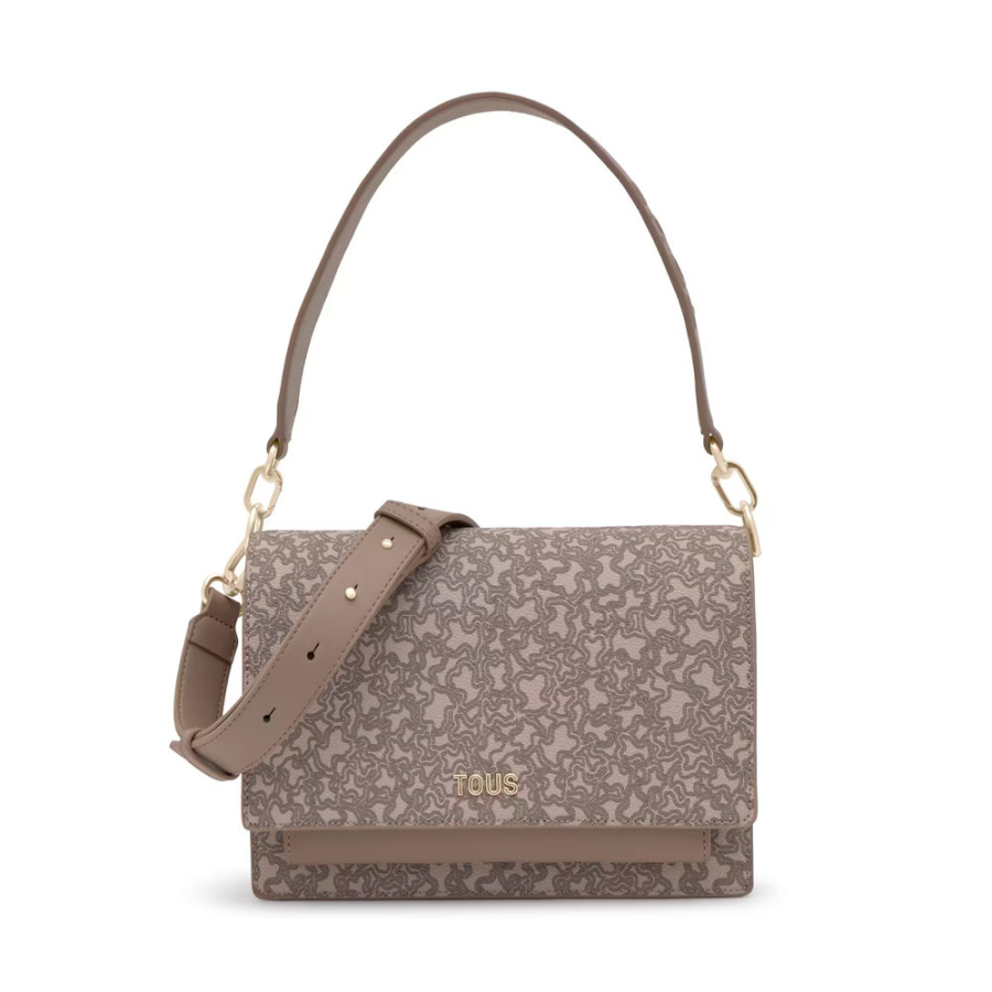 bolsa-transversal-audree-kaos-mini-lines-media-taupe bolsa-transversal-audree-kaos-mini-lines-media-taupe