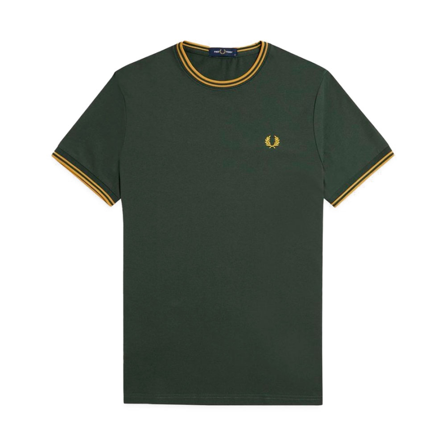 t-shirt-con-finiture-a-due-strisce t-shirt-con-finiture-a-due-strisce