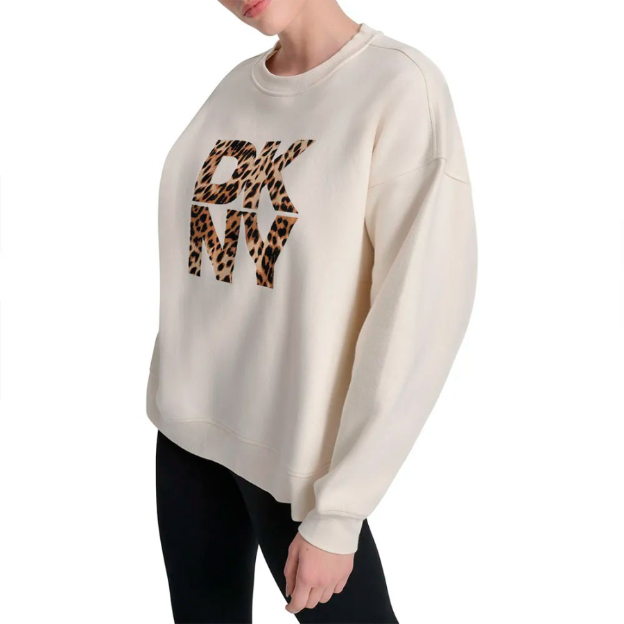 sweatshirt-mit-animalprint-und-logo