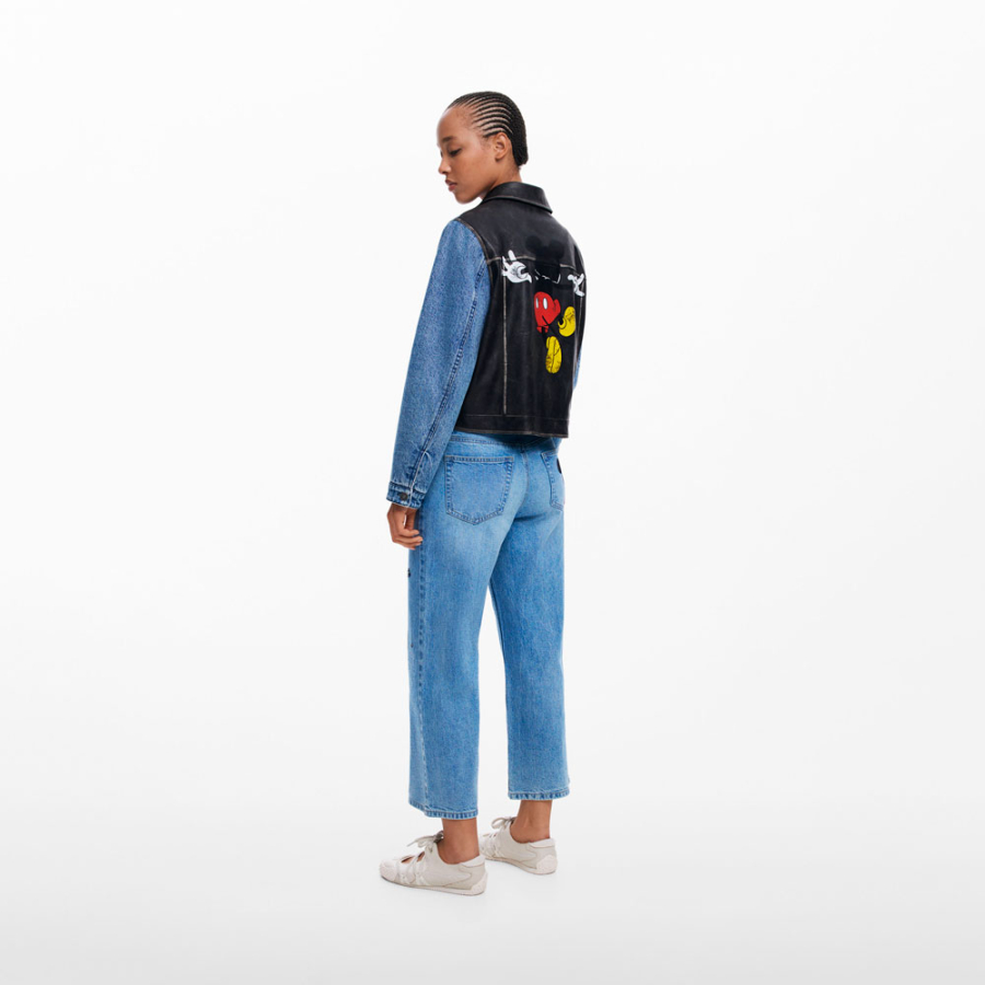 veste-en-jean-cire-mickey veste-en-jean-cire-mickey