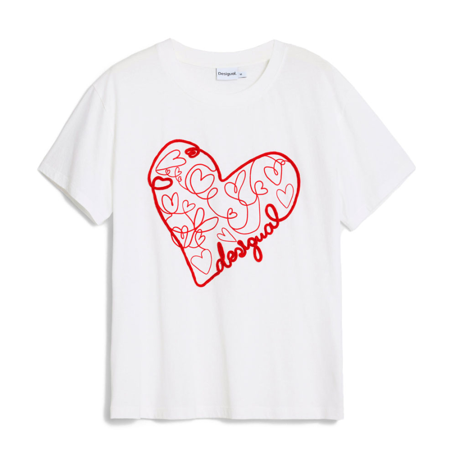 heart-embossed-t-shirt