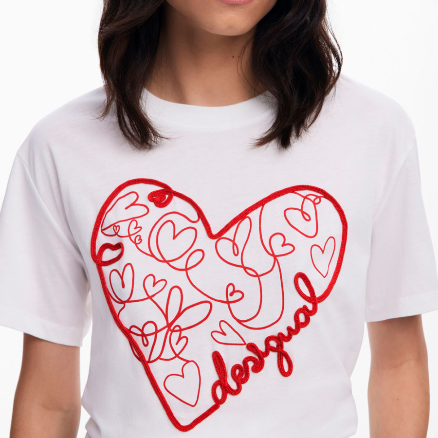 heart-embossed-t-shirt