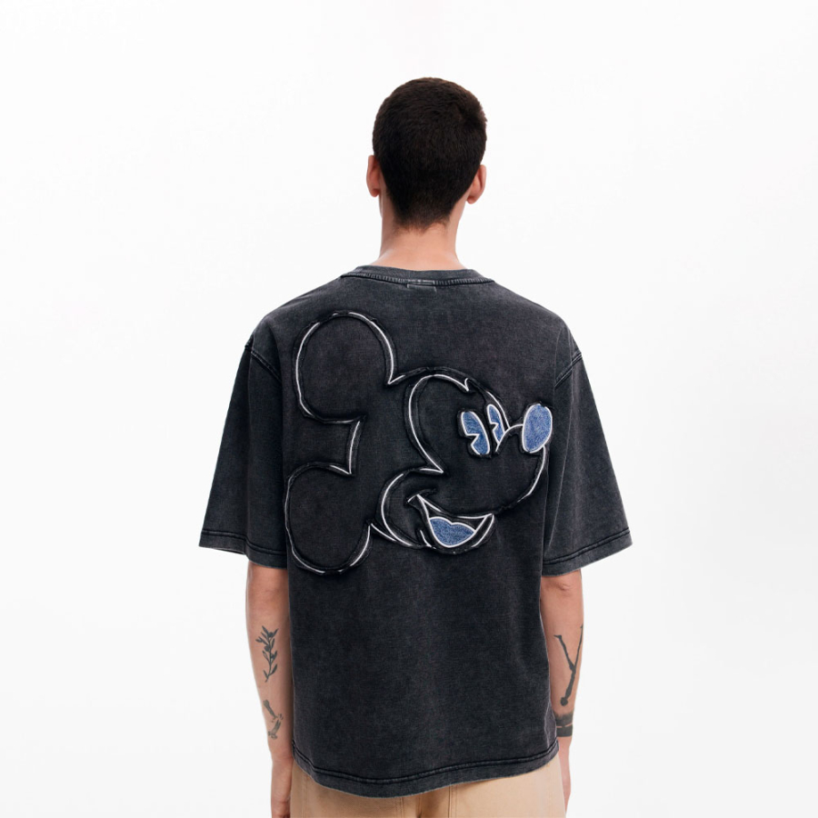 t-shirt-en-jean-mickey-mouse t-shirt-en-jean-mickey-mouse