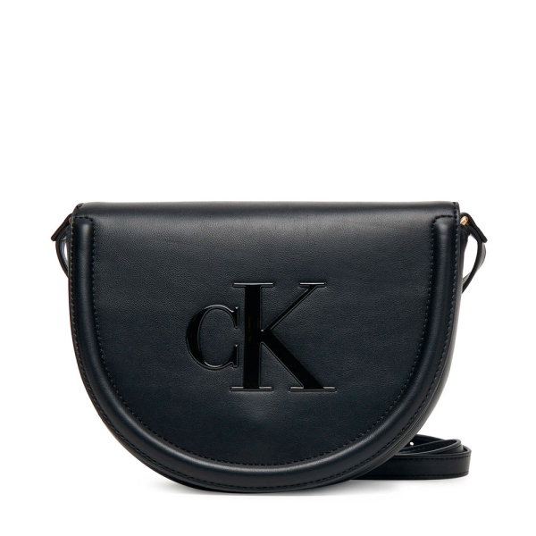 Calvin Klein Sacoche de selle avec monogramme grav - U Noir- Ref 70$