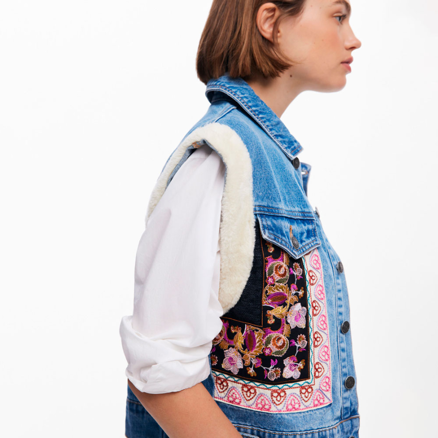 sheepskin-denim-vest