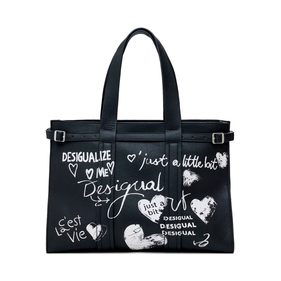 bolsa-grande-com-efeito-de-couro-e-letras bolsa-grande-com-efeito-de-couro-e-letras