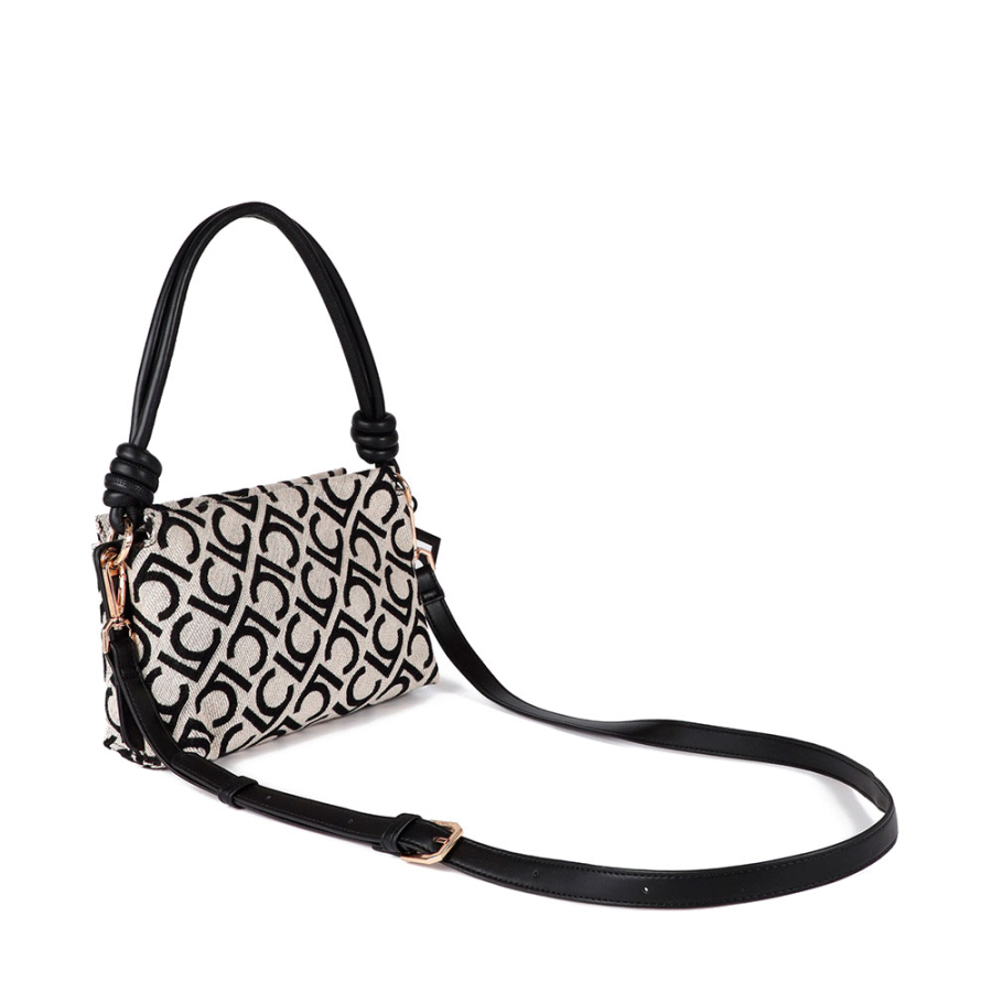 flocked-lc-jacquard-fabric-shoulder-bag