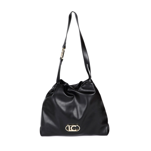 Lola Casademunt Sac cabas en similicuir avec logo LC ovale - U Noir- Ref 103 €