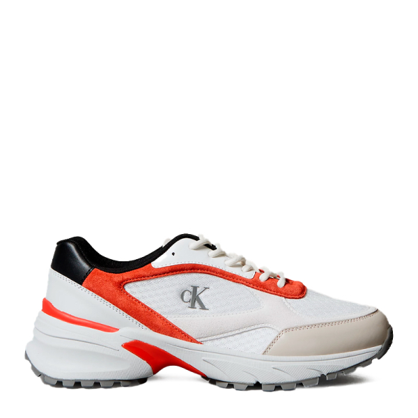 Calvin Klein Baskets respirantes en cuir et mesh - 40 Blanc- Ref 91 €
