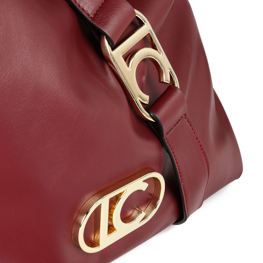 shopper-tasche-aus-kunstleder-mit-ovalem-lc-logo shopper-tasche-aus-kunstleder-mit-ovalem-lc-logo