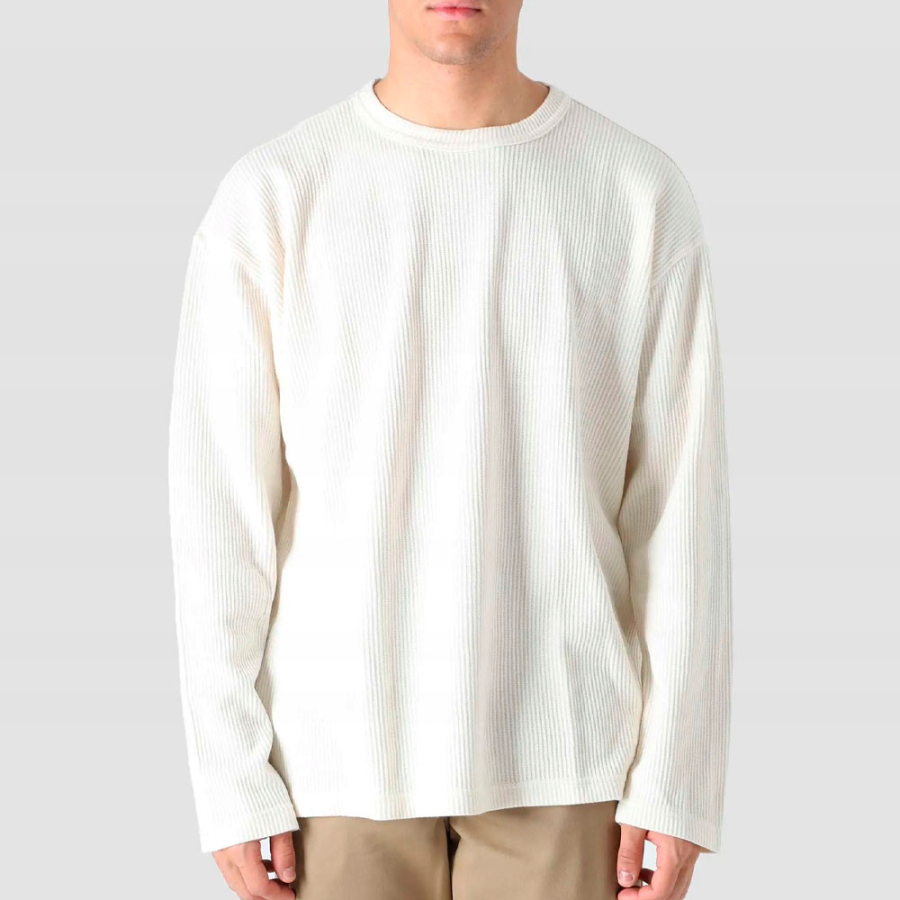 sweat-shirt-ras-du-cou-gaufre sweat-shirt-ras-du-cou-gaufre