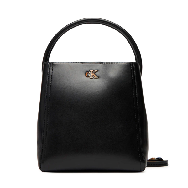 Calvin Klein Sac dos avec logo monogramme et quincaillerie - U Noir- Ref 98 €