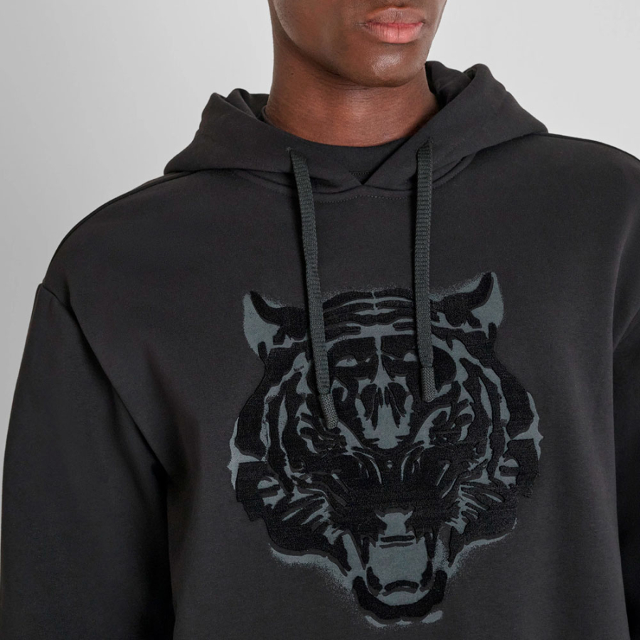 felpa-con-cappuccio-con-stampa-tigre-dal-taglio-rilassato felpa-con-cappuccio-con-stampa-tigre-dal-taglio-rilassato