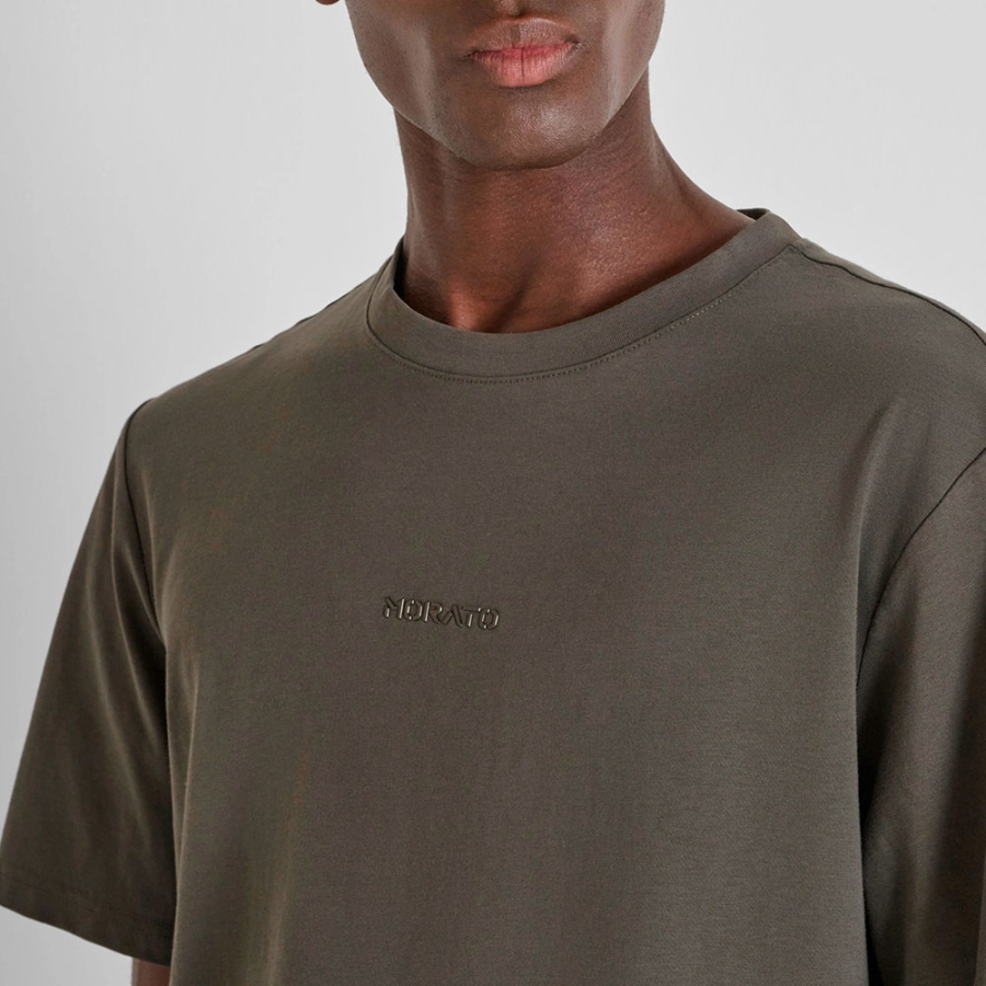 t-shirt-con-stampa-del-logo-effetto-spugna t-shirt-con-stampa-del-logo-effetto-spugna