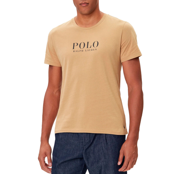 Ralph Lauren T-shirts Beige - T-shirt en jersey de coton avec logo - L - Ref 49 €