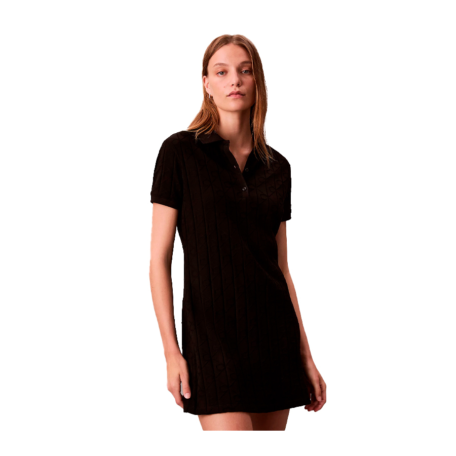 vestido-polo-jacquard-con-logo vestido-polo-jacquard-con-logo