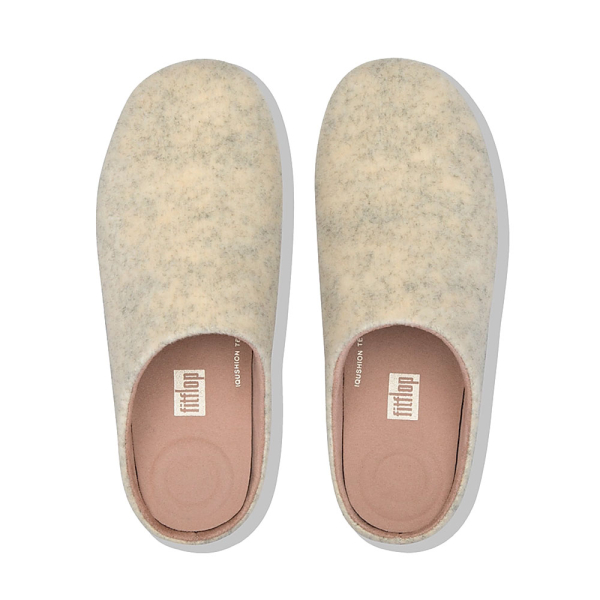 Fitflop Chaussons en feutre Chrissie - 36 Beige- Ref 45 €