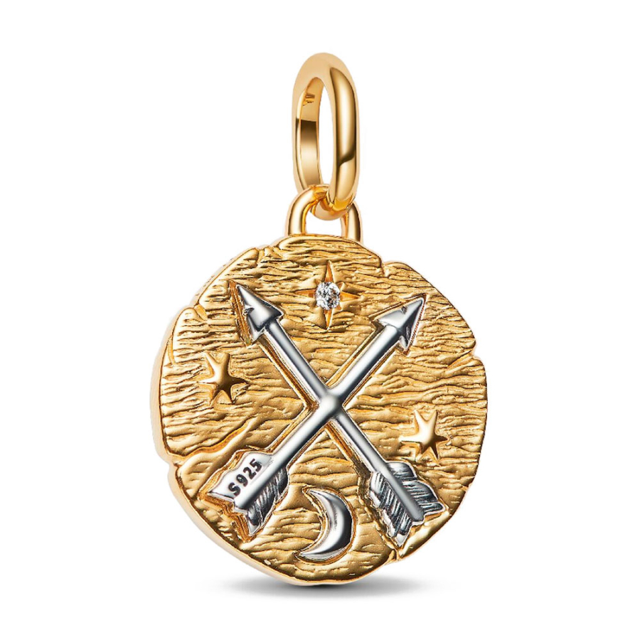 medaillon-und-gekreuzte-pfeile-charm-764081c01 medaillon-und-gekreuzte-pfeile-charm-764081c01