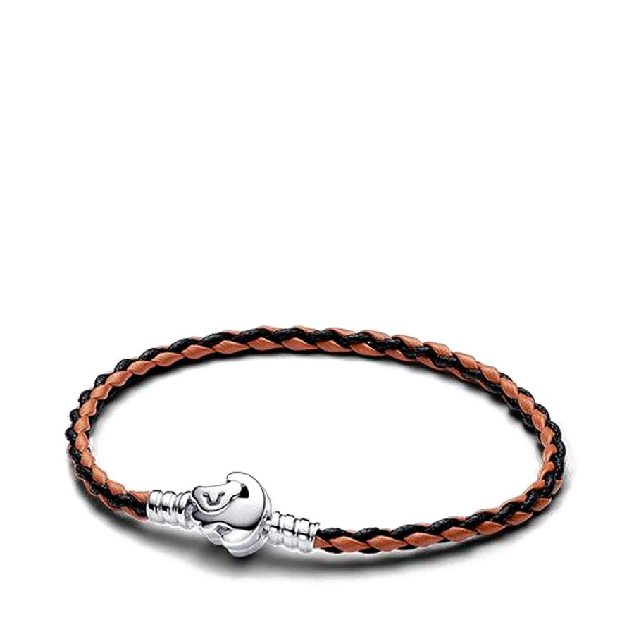 bracelet-en-cuir-tresse-pandora-moments-avec-fermoir-disney-le-roi-lion-593361c01 bracelet-en-cuir-tresse-pandora-moments-avec-fermoir-disney-le-roi-lion-593361c01