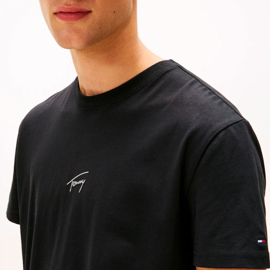 camiseta-de-punto-con-logo-tonal camiseta-de-punto-con-logo-tonal