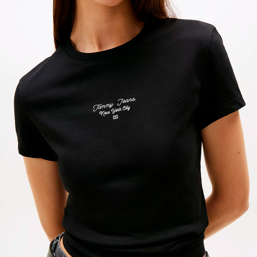 slim-fit-strick-t-shirt-mit-logo slim-fit-strick-t-shirt-mit-logo