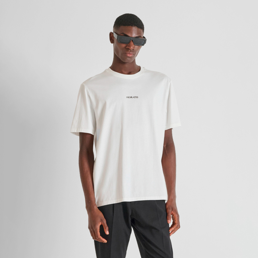 t-shirt-avec-logo-imprime-effet-eponge t-shirt-avec-logo-imprime-effet-eponge
