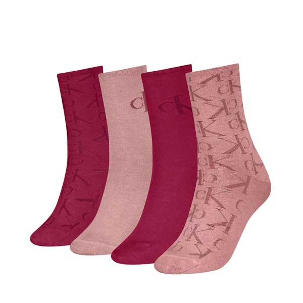 Calvin Klein Calcetines Rouge - Lot de 4 chaussettes hautes - U - Ref 19 €